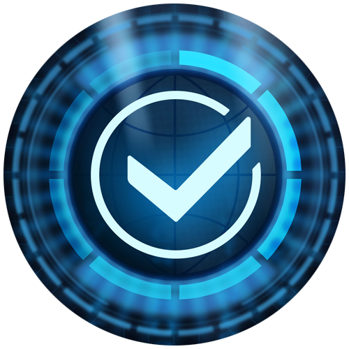 Circle with a checkmark inside